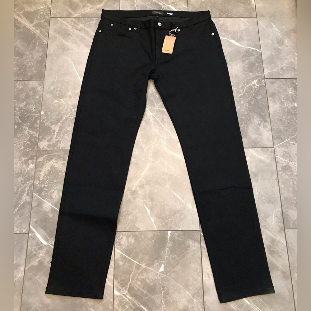 A.P.C. Petit New Standard Black Jeans - NWT